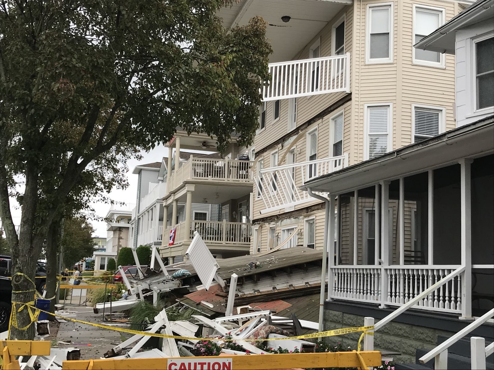 Wildwood deck collapse
